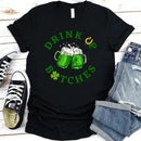 Cheers F*ckers, Drink Up B*tches Saint Paddy Couples T-Shirt-10