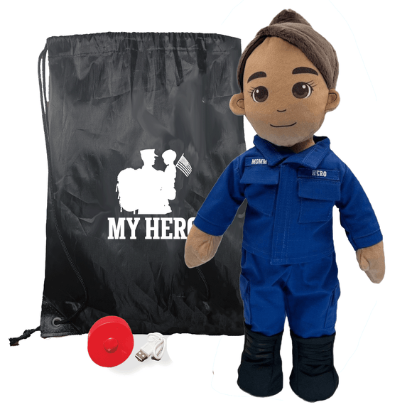 Coast Guard Daddy Doll | Military Doll | Recordable Gift
