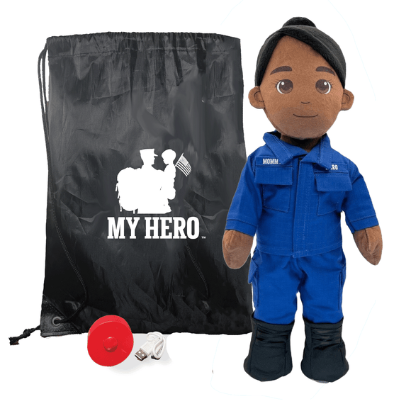 Coast Guard Daddy Doll | Military Doll | Recordable Gift