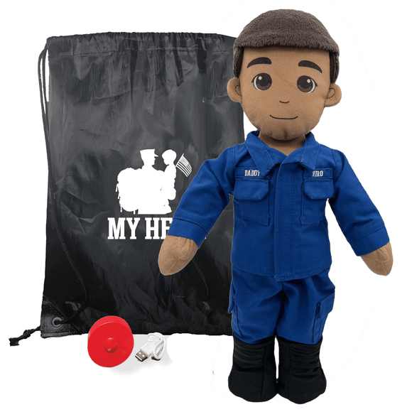 Coast Guard Daddy Doll | Military Doll | Recordable Gift