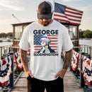 George Sloshington 4th of July Shirt – Washington Drinking Party Tee-2