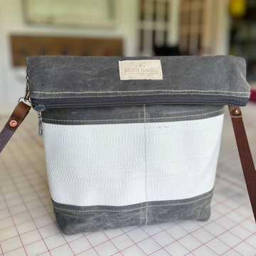 Crossbody Burn Bag- Charcoal Gray