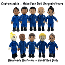 Coast Guard Daddy Doll | Military Doll | Recordable Gift-4
