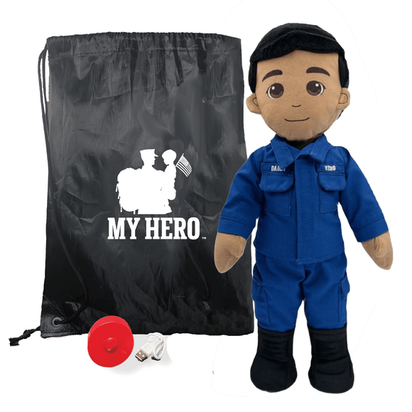 Coast Guard Daddy Doll | Military Doll | Recordable Gift