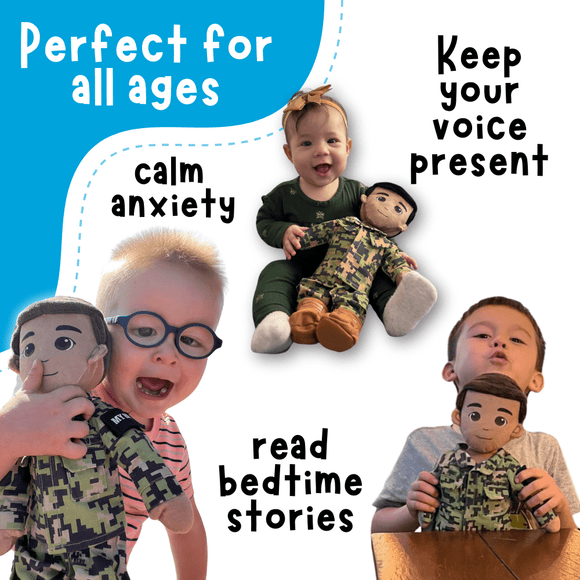 Coast Guard Daddy Doll | Military Doll | Recordable Gift