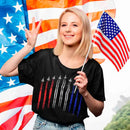 Air Force Flyover Red White And Blue for Adult and Kids T-shirt-5