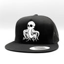 Octopus Kraken Skull Retro Trucker-3