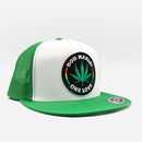 Bob Marley One Love Marijuana 420 Trucker Hat-6