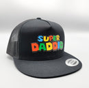 Super Daddio Black Father's Day Trucker Hat-5
