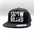 Snowboard Raised Lettering Trucker-3
