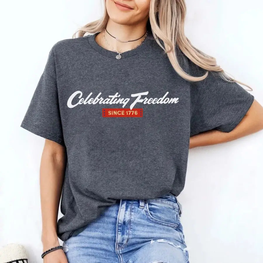 4th of July T-Shirt – Celebrating Freedom Since 1776 Patriotic Tee