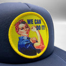We Can Do It, "Rosie the Riveter" Retro WWII Patriotic Trucker-2