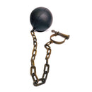 Foam Rubber Ball with Plastic Chain & Prop Leg Iron - Action Prop-2