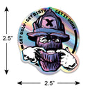 First Due 4Pack Firefighter Sticker-6