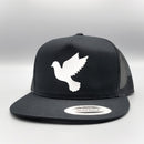 Peace White Dove Trucker Hat-3