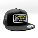 Caution Doesn't Play Well With Others Funny Trucker-5