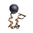 Foam Rubber Ball with Plastic Chain & Prop Leg Iron - Action Prop-5