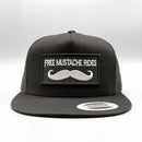 Free Mustache Rides Funny, Retro Trucker-1