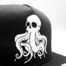 Octopus Kraken Skull Retro Trucker-2