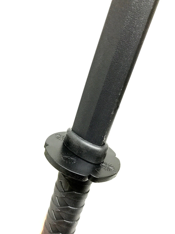 Poly 39 Inch Black Bokken Katana Sword Full Contact Stunt Prop - Perfect for Training