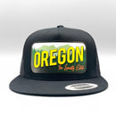 Oregon Ducks State Retro Trucker Hat-1