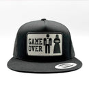 Game Over Funny Bride & Groom Marriage Trucker-1