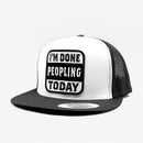 I'm Done Peopling Trucker Hat-5