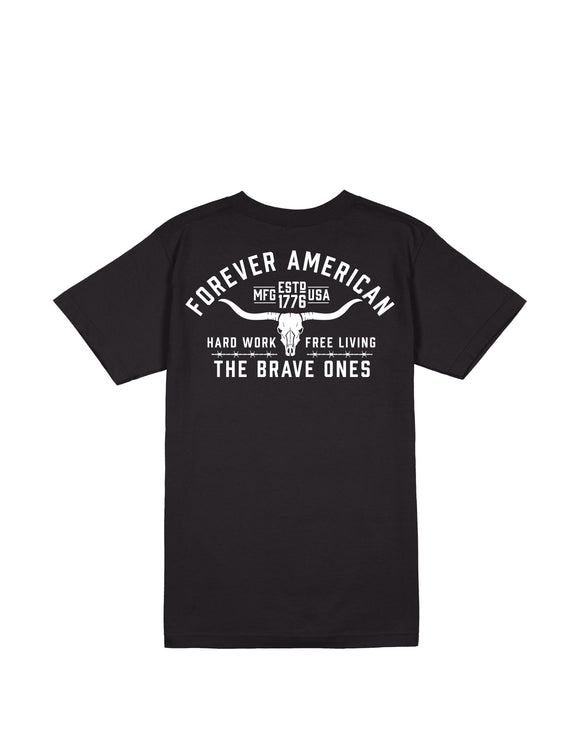 Forever American T-Shirt - Black | The Brave Ones