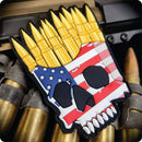 American Flag Freedom Fries - 3.75" PVC Patch-1
