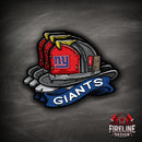 NFL Fire Helmet Sticker - 3 PACK-18