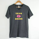 🍾 Team Bride & The Bride 💍 Bachelorette Party Matching V-Neck T-Shirts-11