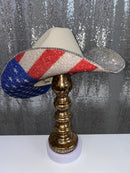 The "America" Hat on Sand Squared Styled Hat-1