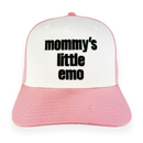 Mommys Little emo Custom Embroidered Hat-2
