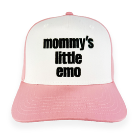 Mommys Little emo Custom Embroidered Hat - 0