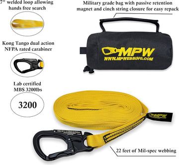 Multipurpose Webbing Kit - Firefighter Rescue Tool - MPW - 0