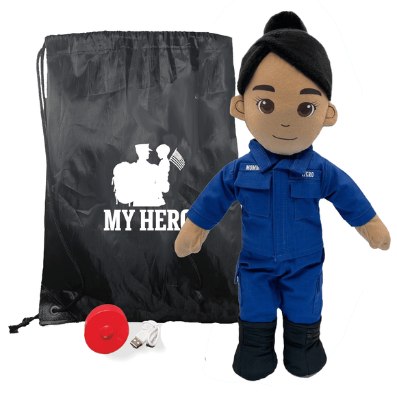 Coast Guard Daddy Doll | Military Doll | Recordable Gift