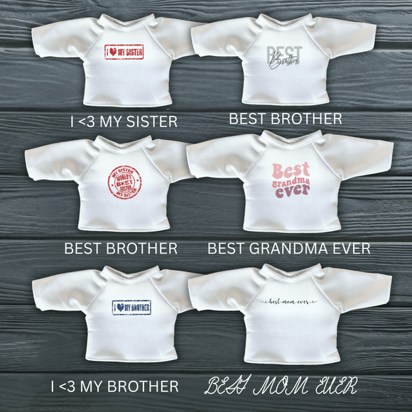 Custom Doll Clothing | Personalized Doll T Shirt
