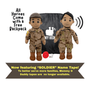 Army Daddy Doll | Military Doll & Army Doll | Recordable-8