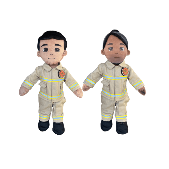 Firefighter Doll | Fireman Doll & Recordable Plush