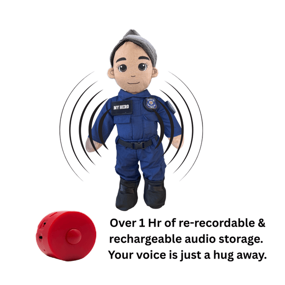 Firefighter Doll | Fireman Doll & Recordable Plush