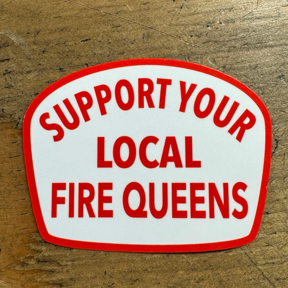 Support Fire Queen Sticker