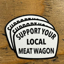 Support Meat Wagon Sticker-1