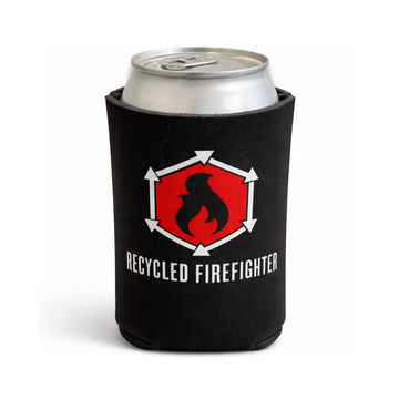 Recycled Firefighter Logo Drink Sleeve