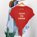 🍾 Team Bride & The Bride 💍 Bachelorette Party Matching V-Neck T-Shirts-9