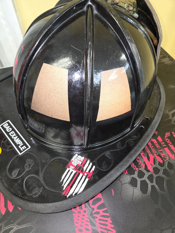 Reflective Black Helmet Tetrahedrons Choose Gloss or Matte/Flat (set of 8) OS