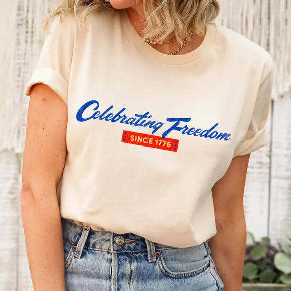 4th of July T-Shirt – Celebrating Freedom Since 1776 Patriotic Tee