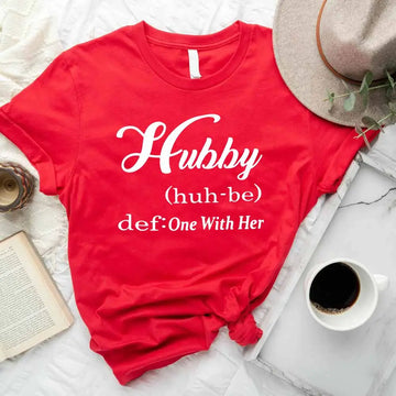 Hubby & Wifey Definition Couple T-shirt