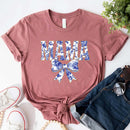 Mama Chinoiserie Coquette Bow T-Shirts – Elegant & Trendy Graphic Tees for Moms-9