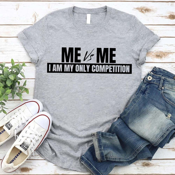 Me vs Me Unisex T-Shirt – Motivational Self-Discipline Tee