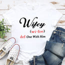 Hubby & Wifey Definition Couple T-shirt-6
